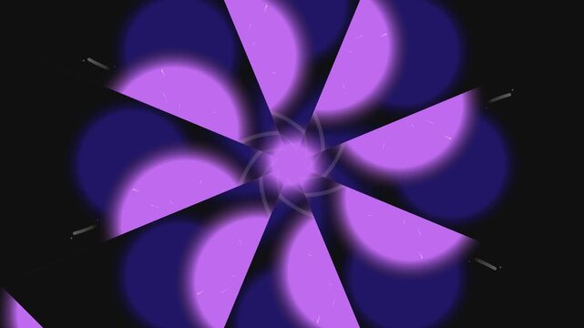 Abstract purple fractal background featuring a shiny festive ribbon design for a holiday Christmas gift wrap pattern