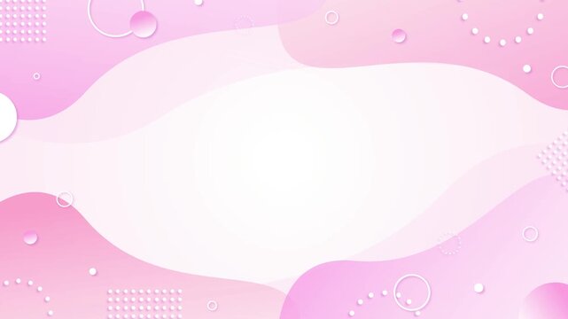 Pastel color wave frame and gradient cute background