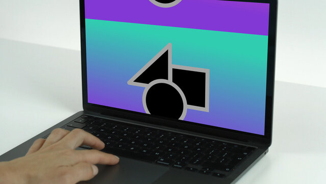 Laptop 33 Scroll Up Single &ndash; Modern Notebook Screen Presentation, Animated Desktop Display, Website and App UI UX Interface Showcase, Professional Digital Device Template