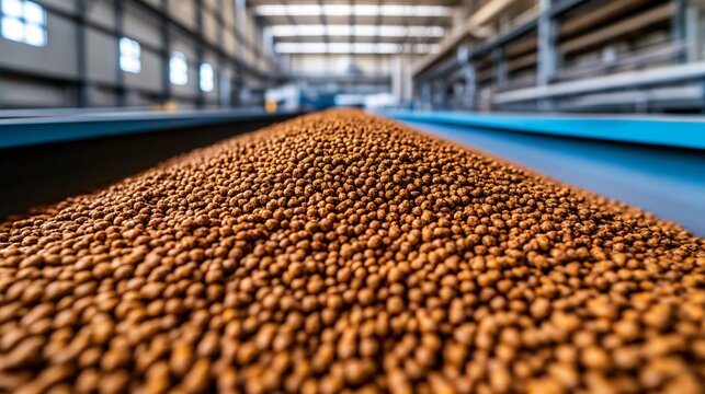 Renewable feedstock processing site converting agricultural waste into sustainable aviation fuel precursor oils within industrial conversion hall