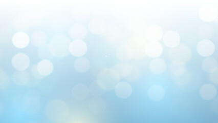 Summer Background, with Blurred bokeh abstract bright light on sky blue.Vector Defocus bokeh morning. © King Designz