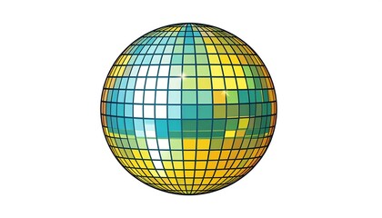 Obraz premium Global Temperature Visualization - A Grid-Based Representation of Climate Data.