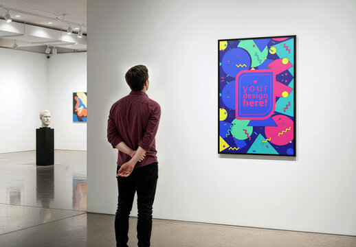 Art Gallery Frame Mockup