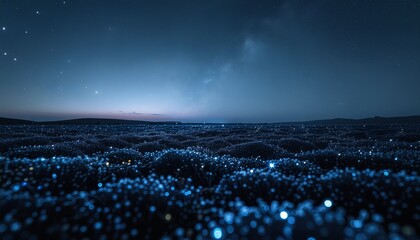 crystal clear night sky