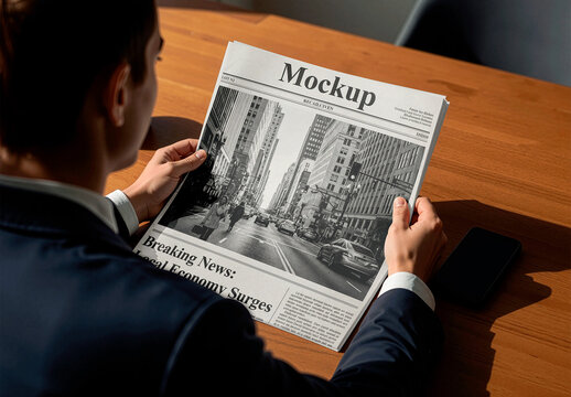 Newspaper Advertisement Mockup