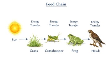 Marine Food Chain Concept with different Examples 