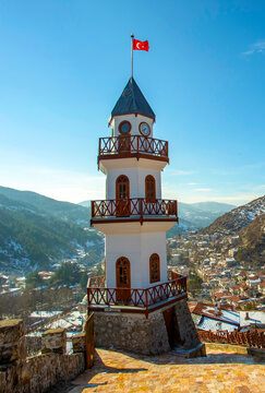 Goynuk / Bolu / Turkey, travel concept photo.Victory Tower (Zafer Kulesi)