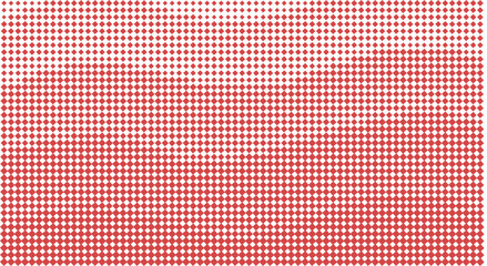 A close-up view of a red and white checkered fabric pattern with a subtle wave effect