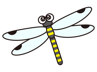 かわいいトンボのイラスト素材2 © kiko