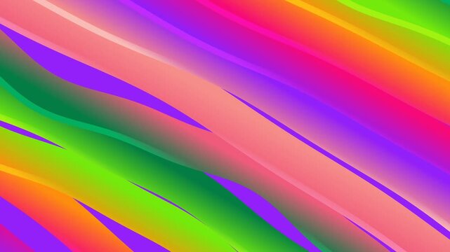 Bright abstract rainbow background featuring a colorful spectrum of light waves and gradient stripes in a seamless vector art illustration for a vibrant wallpaper design backdrop