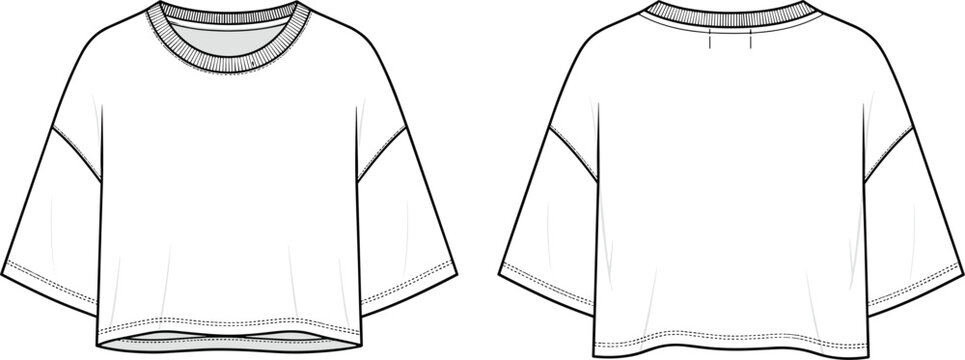 Technical fashion flat sketch vector set of women's pleated midi skirts drawstring trousers and hooded anorak jacket for apparel design and clothing manufacturing