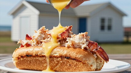 Lobster Roll Butter Drip