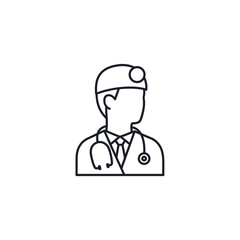 Fototapeta premium Professional Medical Doctor with Stethoscope Visual Representation for Healthcare Concepts
