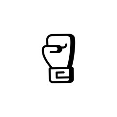 Boxing glove line icon