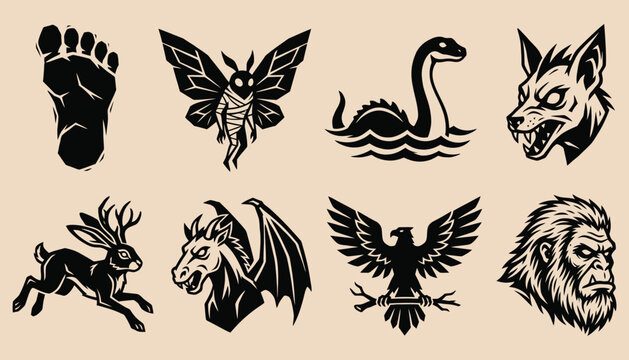 Cryptid Legends Vector Collection