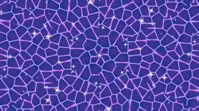 Seamless vector illustration of an abstract blue geometric background with triangle patterns and mosaic textures for a modern wallpaper design