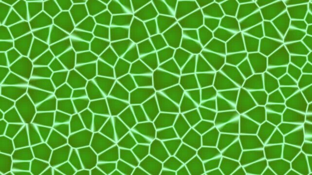 Seamless green mosaic background with a geometric leaf pattern and vintage tile texture for a nature-inspired vector wallpaper design