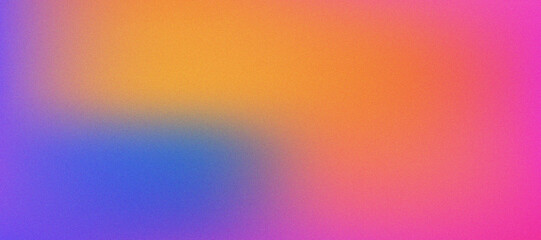 Pastel rainbow gradient background with soft glow and grain texture