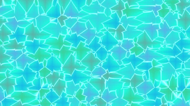 Seamless vector illustration of a geometric blue water background featuring a clear mosaic tile pattern and summer sea waves for a clean swimming pool surface texture design