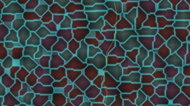 Abstract green vector background with seamless bubble patterns and geometric cell textures for a modern water surface wallpaper design