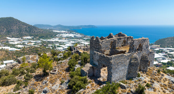 Softa Castle view in Bozyazi Town - Turkey