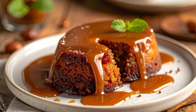 Britischer Sticky Toffee Pudding