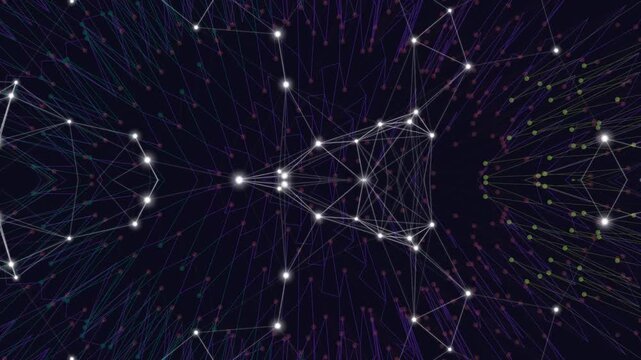 glowing star constellation pattern in deep dark space with shimmering cosmic lights and subtle galaxy atmosphere