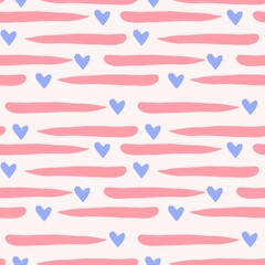 Obraz premium seamless pattern with ribbons