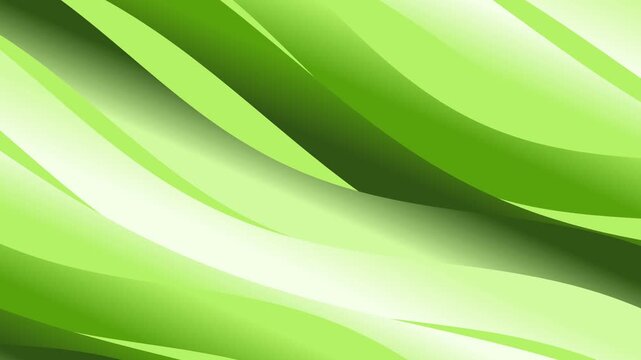 Vibrant Abstract Green Wavy Gradient Background with Dynamic Flowing Lines and Organic Shapes for Modern Design