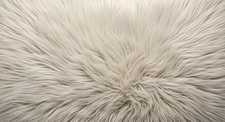 Fototapeta premium Close-up abstract background texture of luxurious white fluffy faux fur, soft and warm material