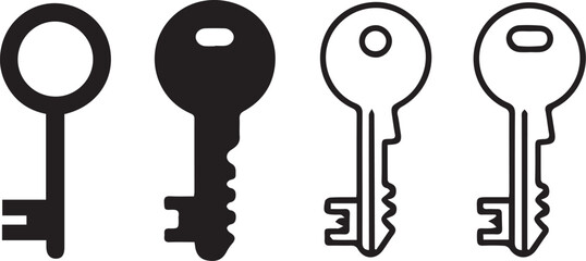 key icon set