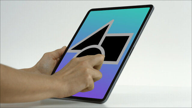 Tablet 52 Zoom In &ndash; Modern Touchscreen Screen Presentation, Animated Device Showcase, Website and App UI UX Interface Display, Professional Digital Template