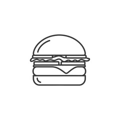 Fototapeta premium Classic Cheeseburger with Fresh Lettuce and Tomato on a Bun
