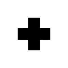 Obraz premium Medical Cross Symbol Illustration for Healthcare and First Aid Applications