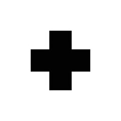 Obraz premium Medical Cross Symbol Illustration for Healthcare and Emergency Services