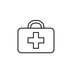 Obraz premium Medical Emergency Kit Icon - Digital Illustration for Healthcare and First Aid
