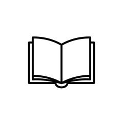 Illustration of an Open Book With Detailed Pages for Reading and Education