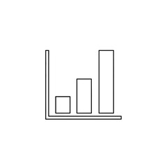 Obraz premium Minimalist Line Graph Illustration for Data Analysis and Performance Metrics