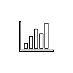 Obraz premium Minimalist Line Graph Illustration of Data Analysis and Growth Metrics