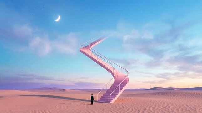 Staircase leading to nowhere (Sky)
