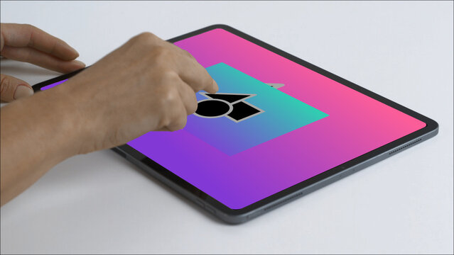 Tablet 62 Click &ndash; Modern Touchscreen Screen Presentation, Animated Device Showcase, Website and App UI UX Interface Display, Professional Digital Template