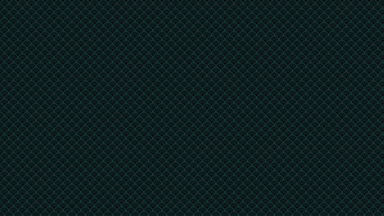 Seamless dark geometric background featuring a subtle teal outline scallop pattern resembling overlapping fish scales or a wireframe mesh perfect for modern digital wallpaper and tech layouts © COME
