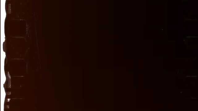 Vintage Film Burn Light Leak Lens Flare Super 8 Cinema Frame Transition Overlay Alpha Channel Transparent Background Seamless Loop 4K
