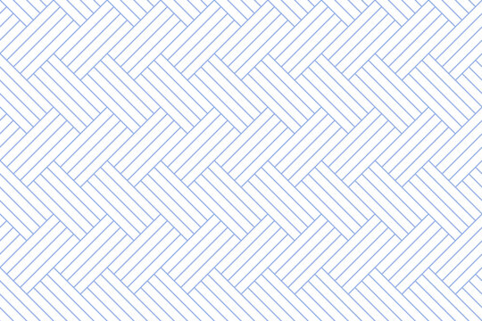 Blue and white geometric herringbone line pattern background