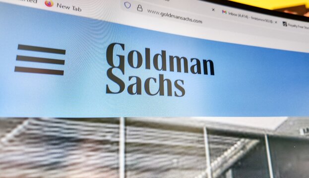 goldman sachs website on a computer screen