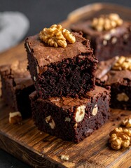 US-Brownies mit Waln&uuml;ssen