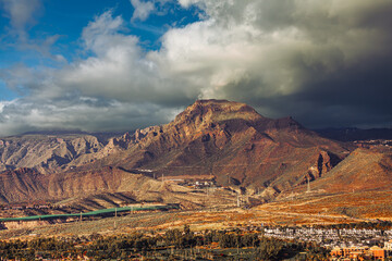 Montaña de Guaza volcanic mountain landscape in Tenerife, Canary Islands, Spain © Victoria Schaad