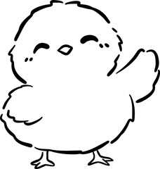 Obraz premium Cute Chick
