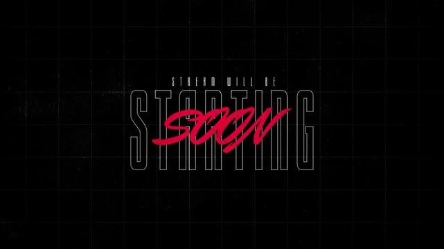 animated stream overlays, starting screen, offline screen, be right back screen, ending screen