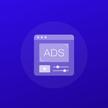 programmatic advertising icon, digital marketing concept, transparent design